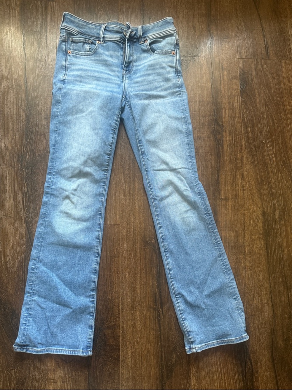 American Eagle Outfitters Light Blue Flare Jeans